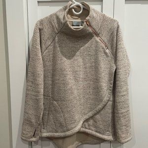 ATHLETA COZY KARMA PULLOVER, LIGHT PINK HEATHER, MEDIUM